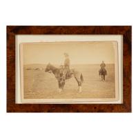 [Western Americana]. A group of 6 photographs of ranch scenes, cowboys and Native Americans, incl. images by Kirkland.