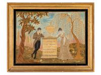 A George III Needlework Mourning Picture