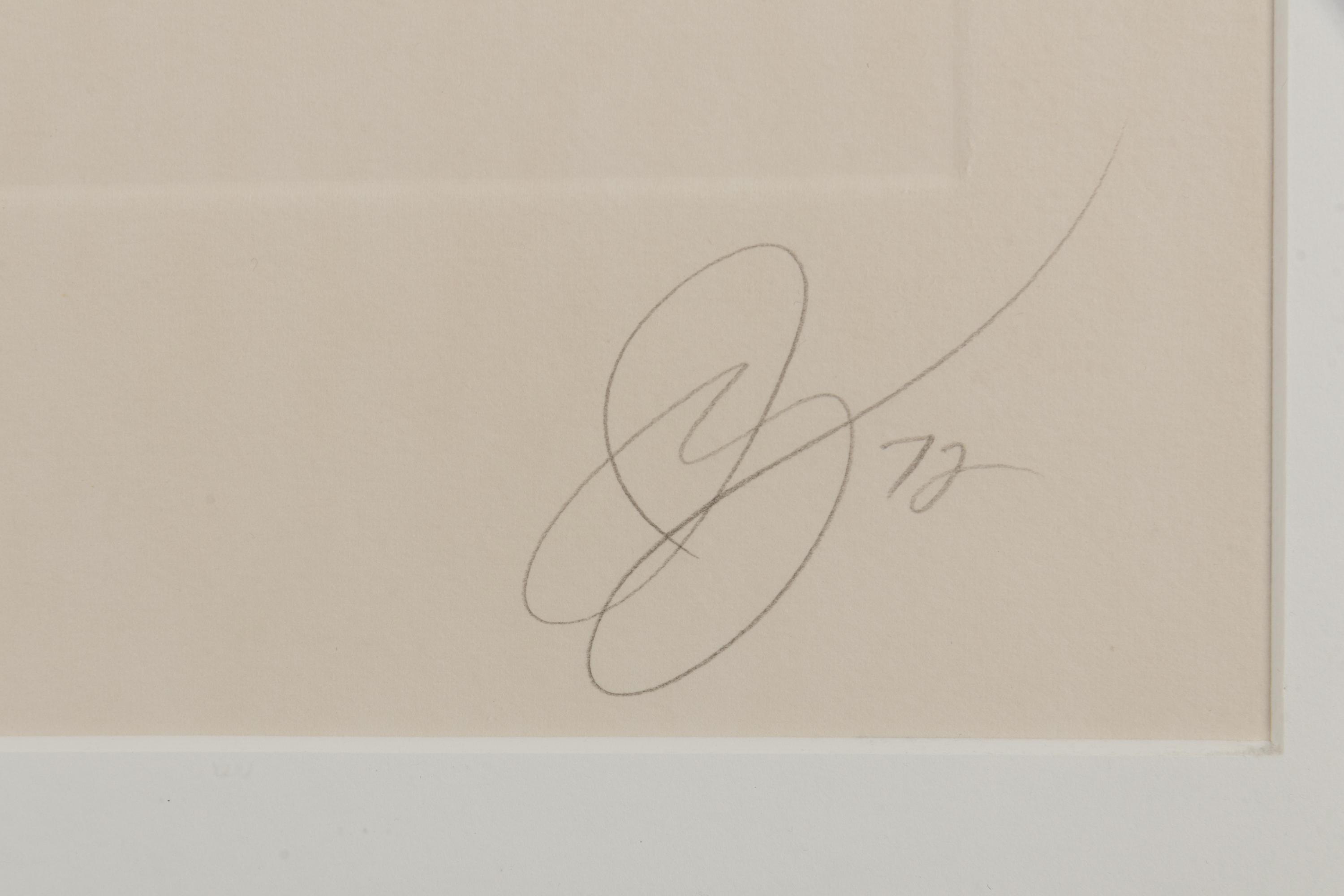 Untitled (Group of 6 works) 1972, together with Untitled, 1974