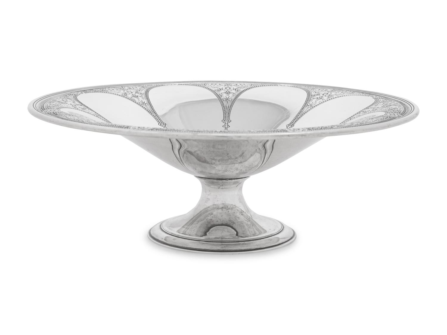 A Tiffany and Co. Silver Fruit Stand