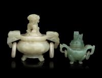 Four Chinese Carved Hardstone Articles