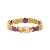 YELLOW GOLD AND RUBY BRACELET