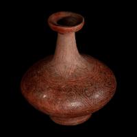 Two Capuli Polychrome Bottles
