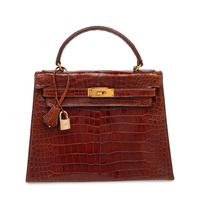 HERMÈS, CROCODILE KELLY 28