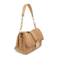 Christian Dior, New Lock Flap Bag in Tan Lambskin Leather
