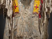 Sioux Quilled and Beaded Hide Shirt