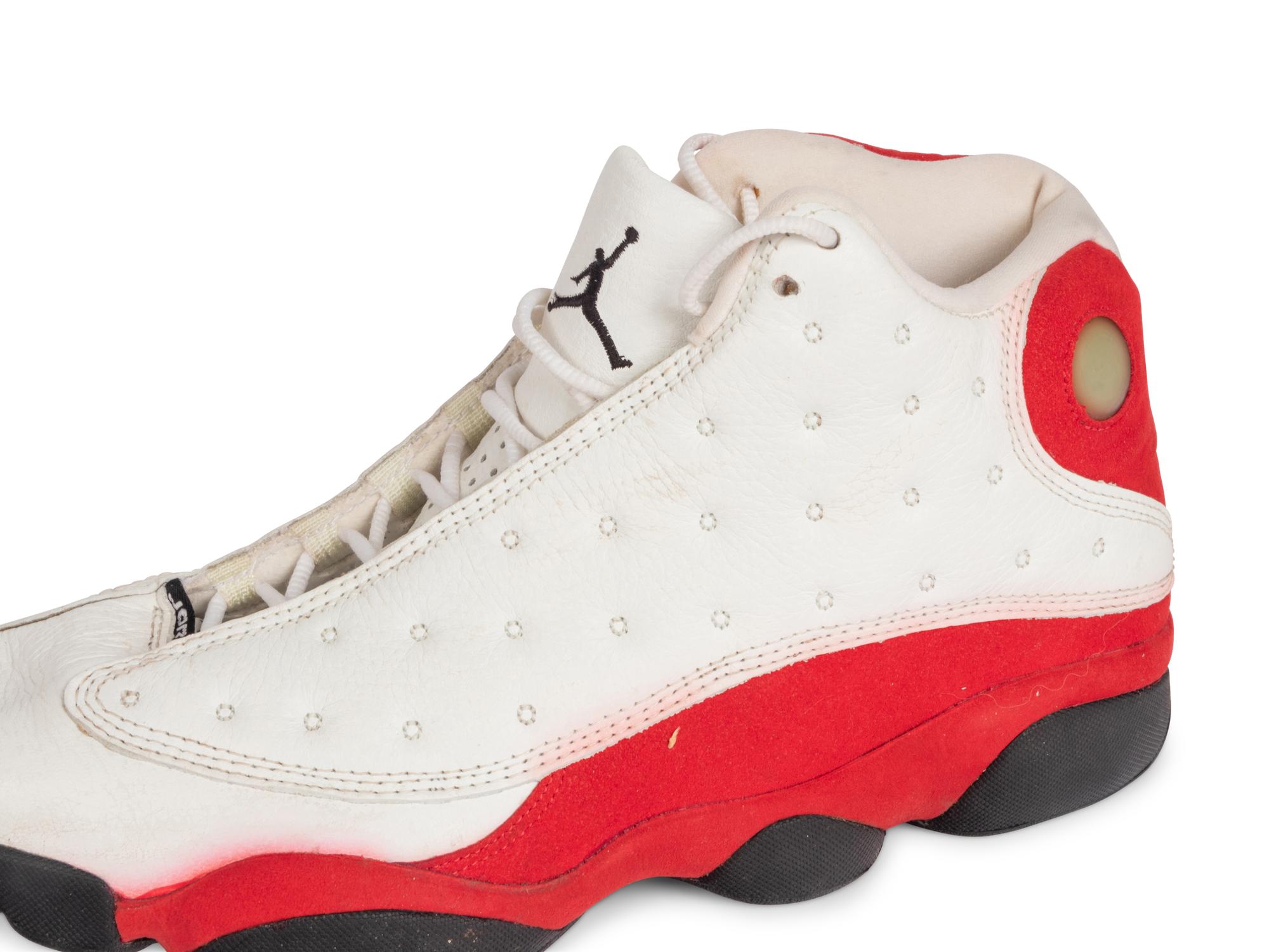 A Pair of Original 1997 Nike Air Jordan 13 Basketball Shoes