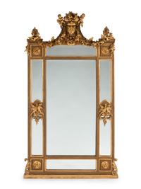 A Louis XVI Style Giltwood Mirror