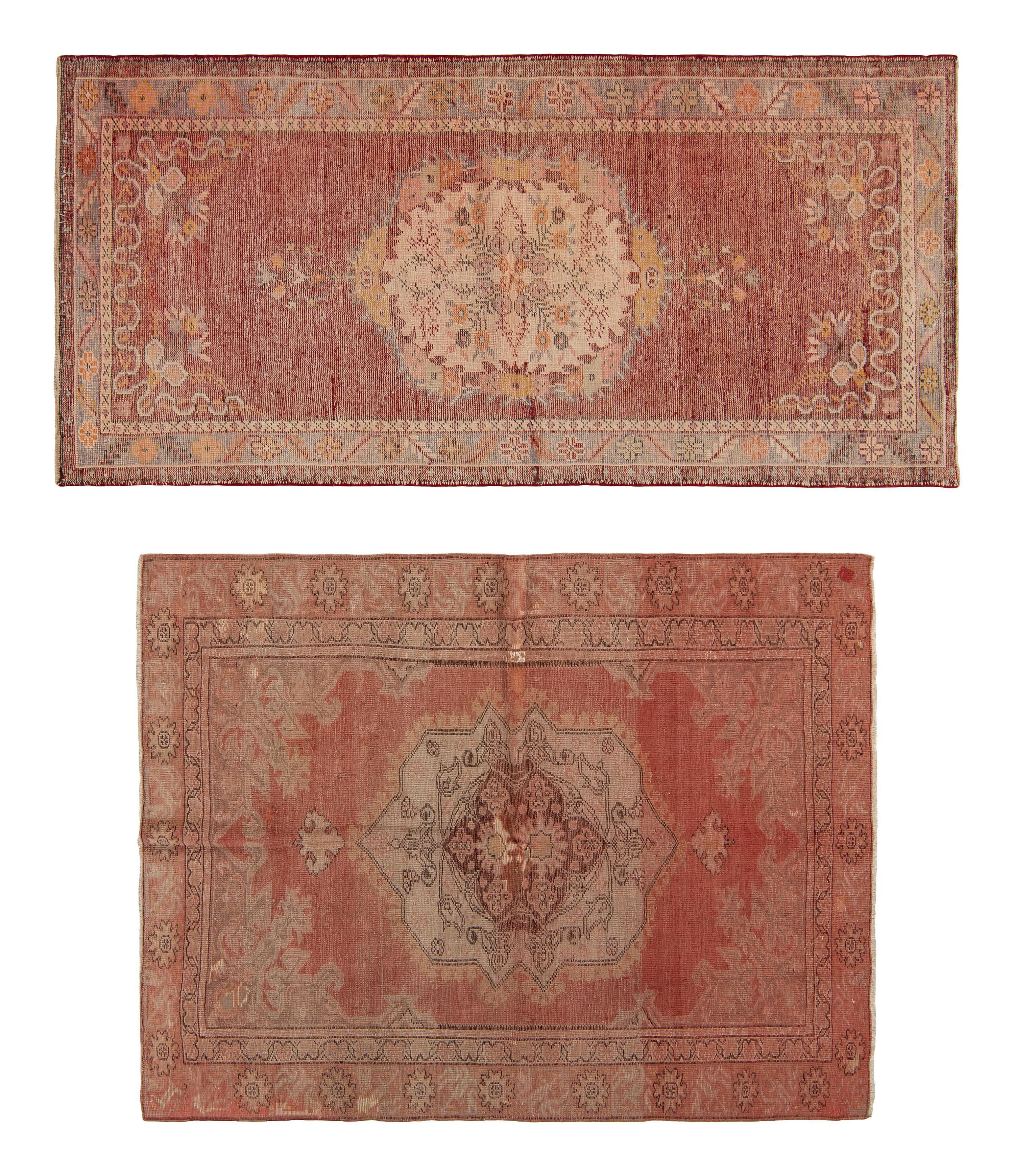 Two Oushak Rugs
