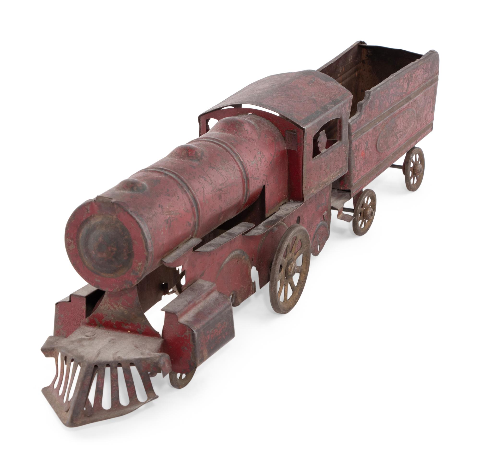 A Group of Five Metal Toys