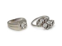 COLLECTION OF DIAMOND RINGS