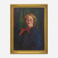 Robert Henri (American, 1865-1929) Portrait of Katie McNamara