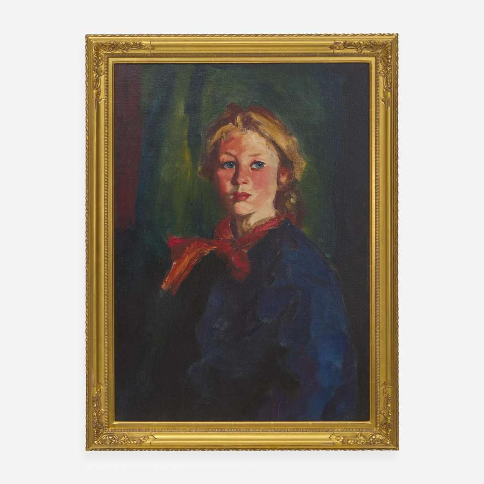 Robert Henri (American, 1865-1929) Portrait of Katie McNamara