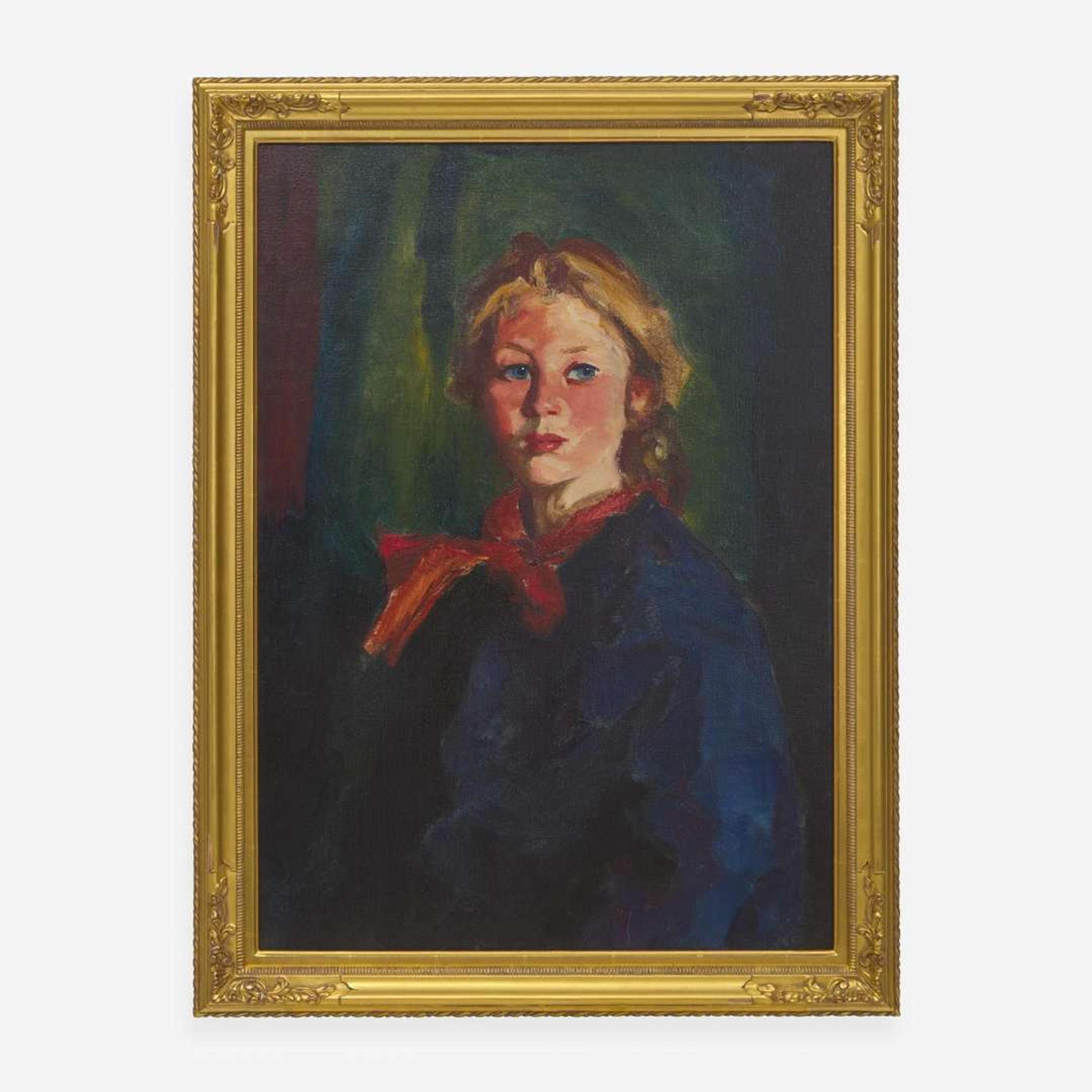 Robert Henri (American, 1865-1929) Portrait of Katie McNamara