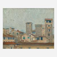 Daniel Garber (American, 1880–1958) Roof Tops, Florence