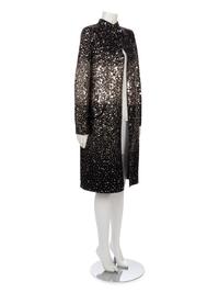 Oscar de la Renta Sequin Embellished Wool Coat, Fall 2006