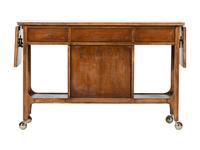 A Broyhill Brasilia Walnut Bar Cart