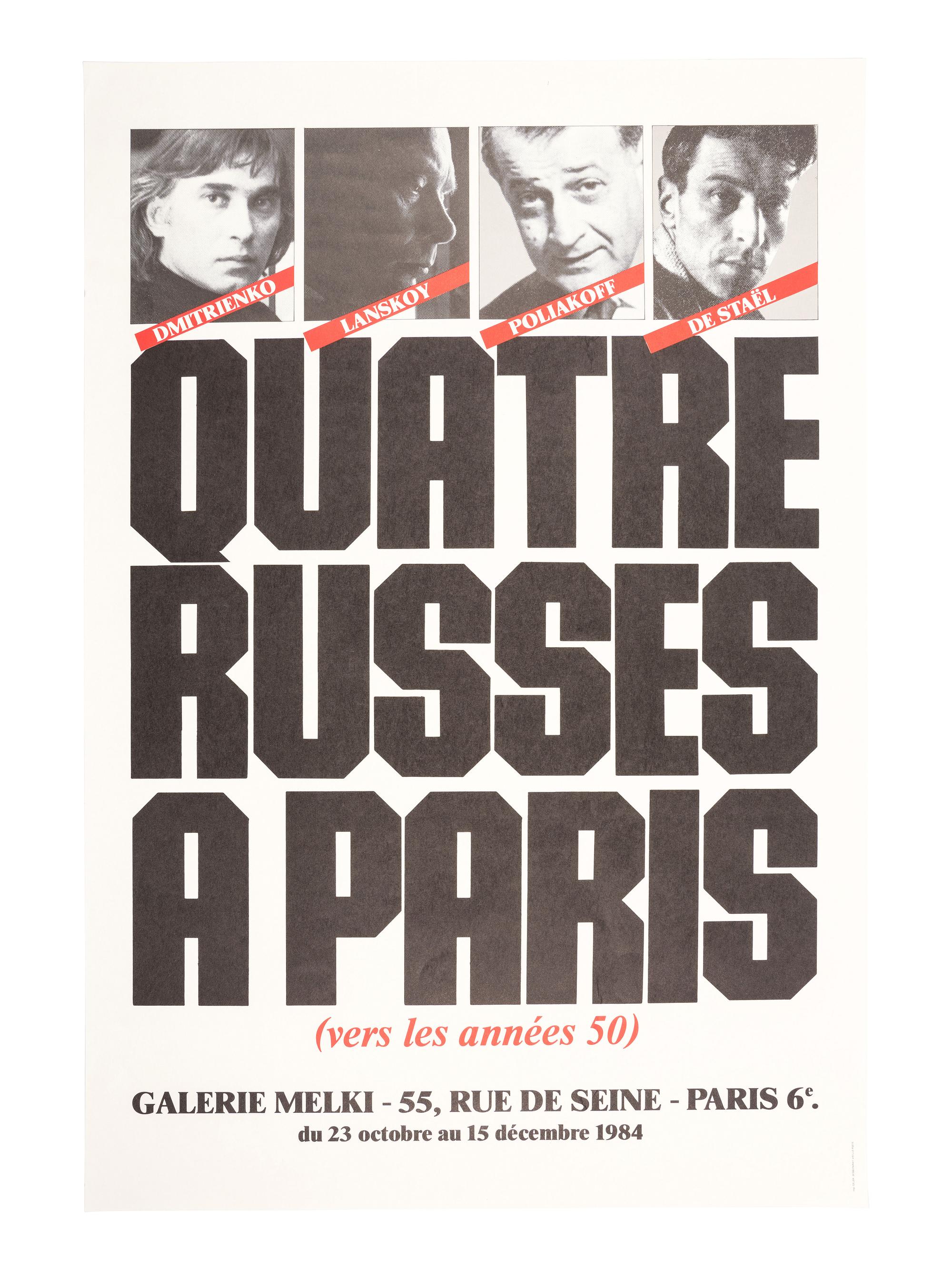 Eight European Art Exhibition Posters