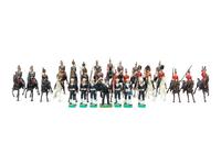 A Group of Thirty-One Painted Metal Napoleonic Military Figures