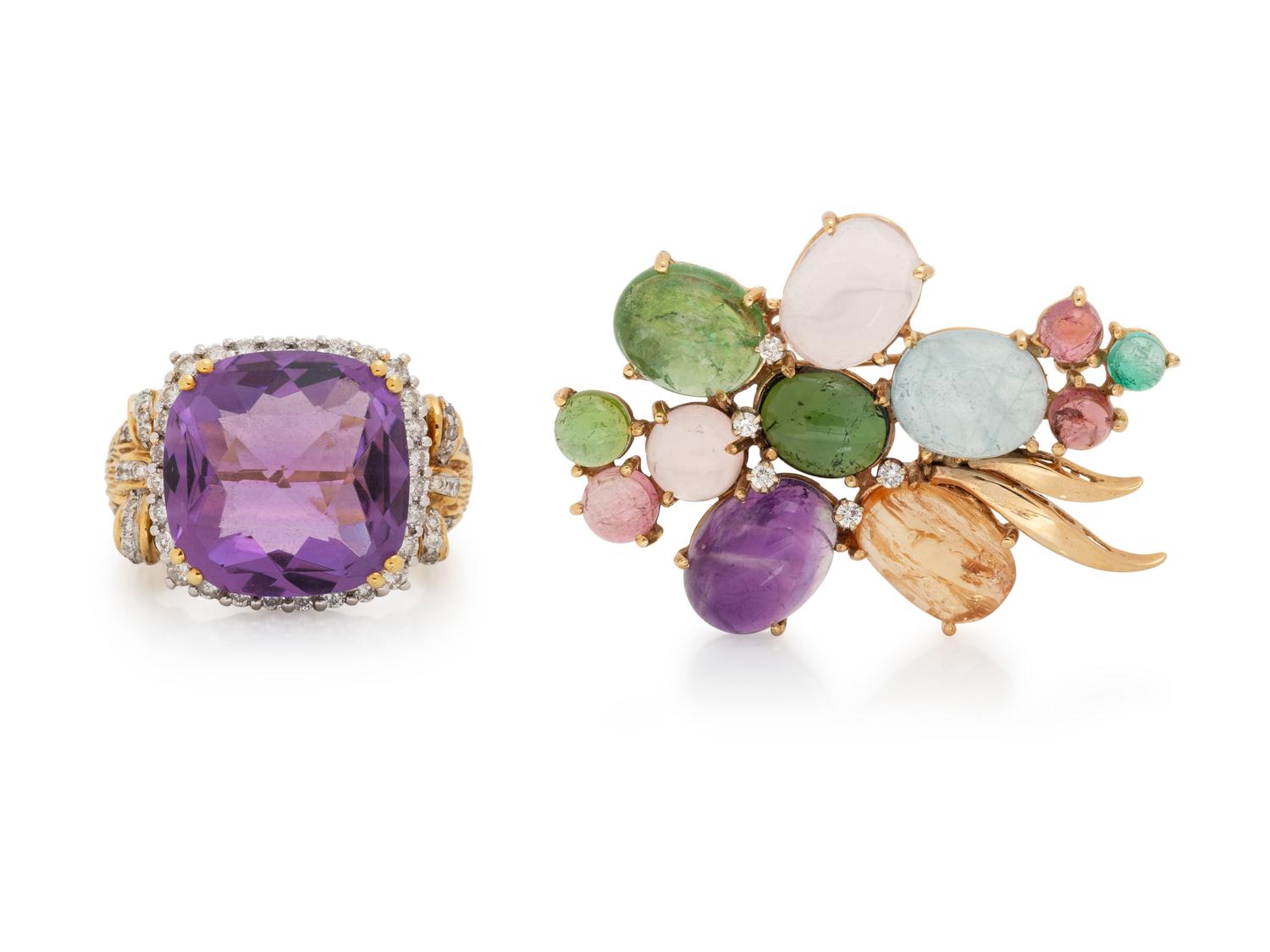 COLLECTION OF MULTIGEM JEWELRY