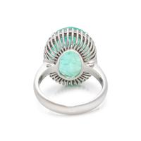 COLOMBIAN EMERALD AND DIAMOND RING