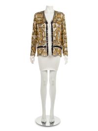 Geoffrey Beene Heavily Embroidered Jacket, 1980s