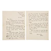 [Literature] [Lawrence, T.E.] Shaw, T.E. Autograph Letter, signed