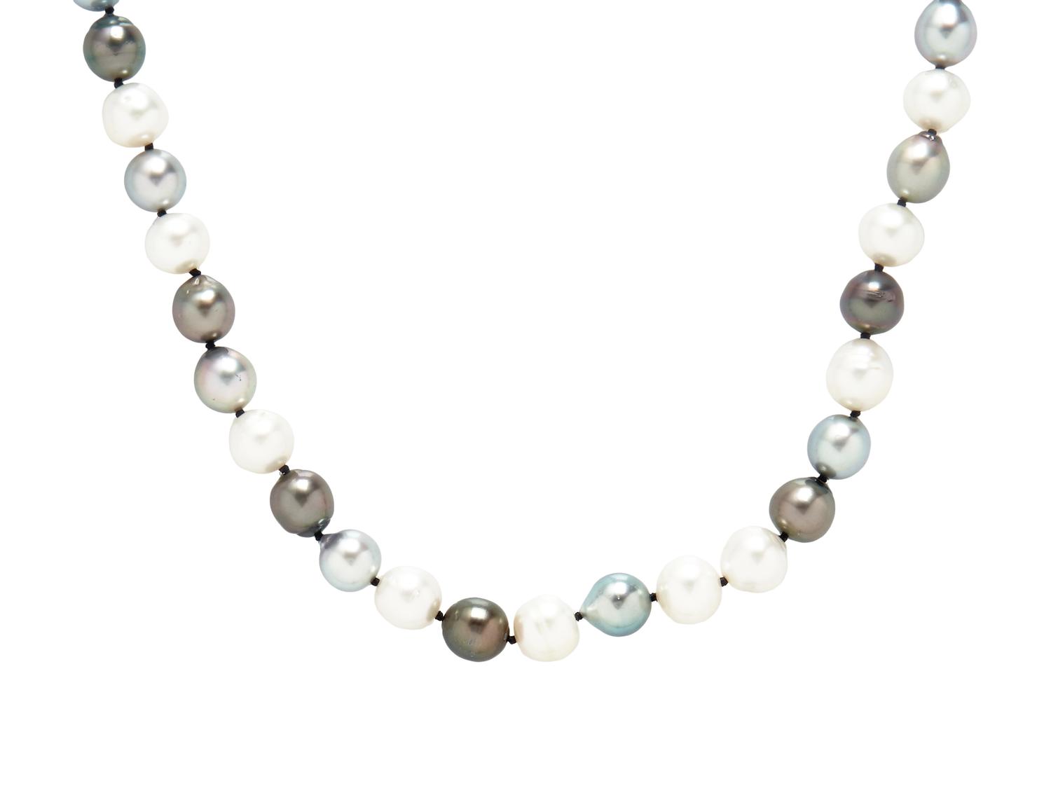 TWO CULTURED PEARL NECKLACES
