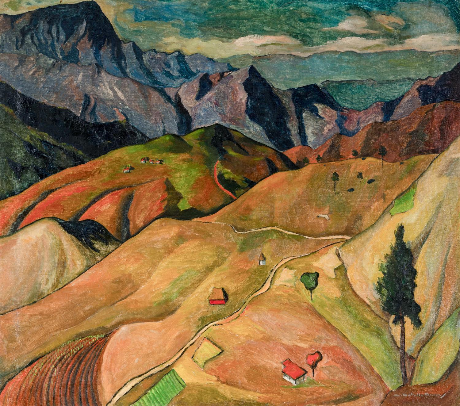 Haitian Landscape , c. 1945-50
