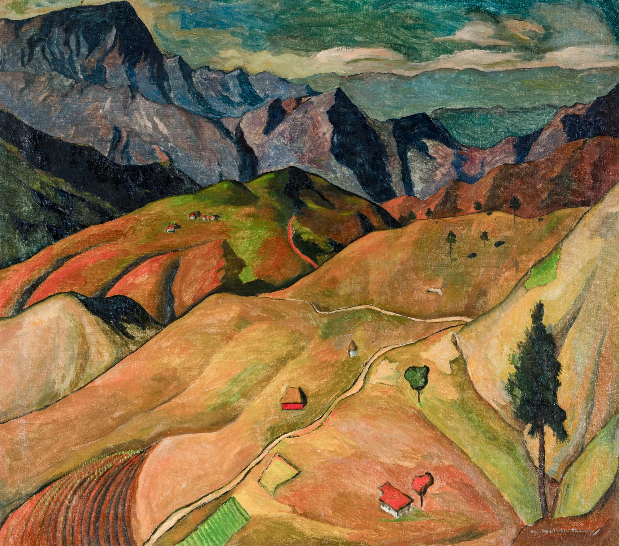 Haitian Landscape , c. 1945-50