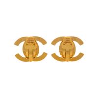 Chanel, CC Turn-Lock Ear Clips