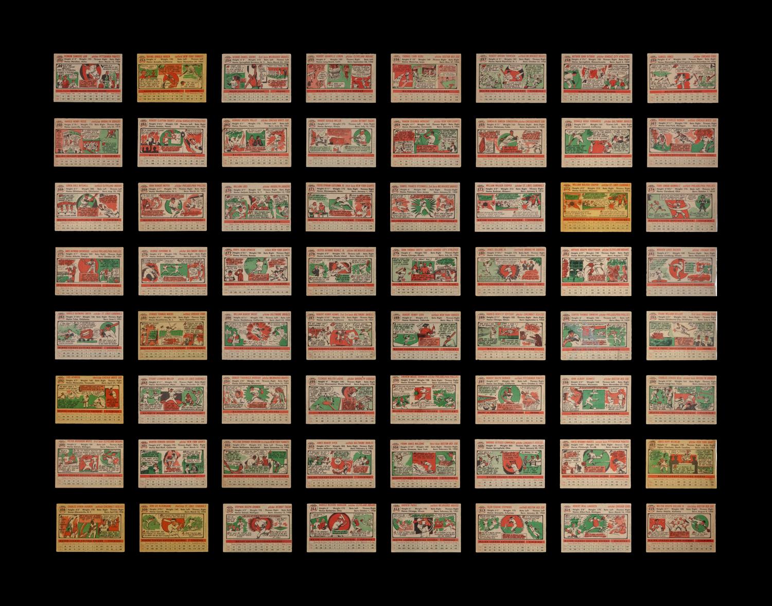 A Near Set of 1956 Topps Baseball Cards (330/340)