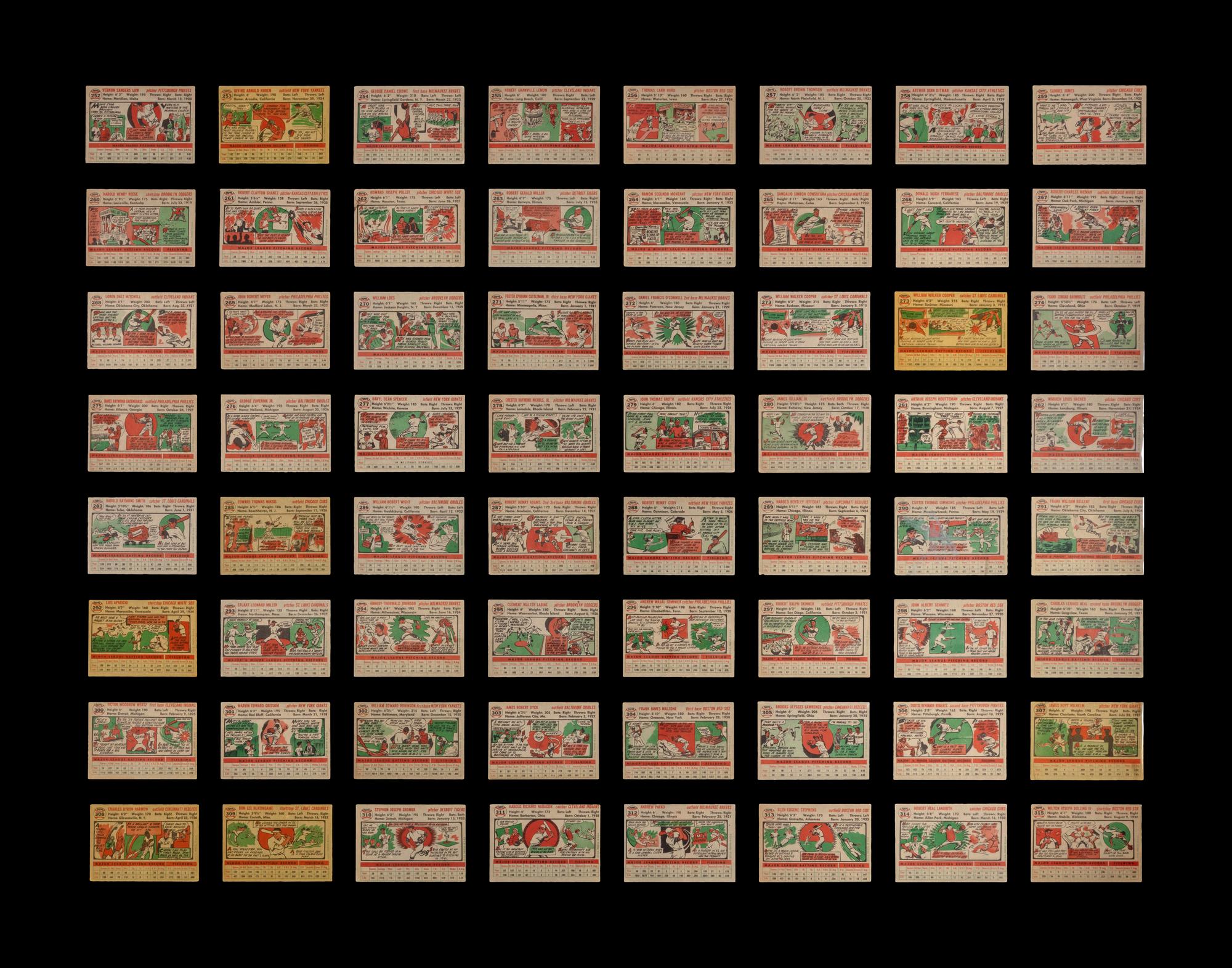 A Near Set of 1956 Topps Baseball Cards (330/340)