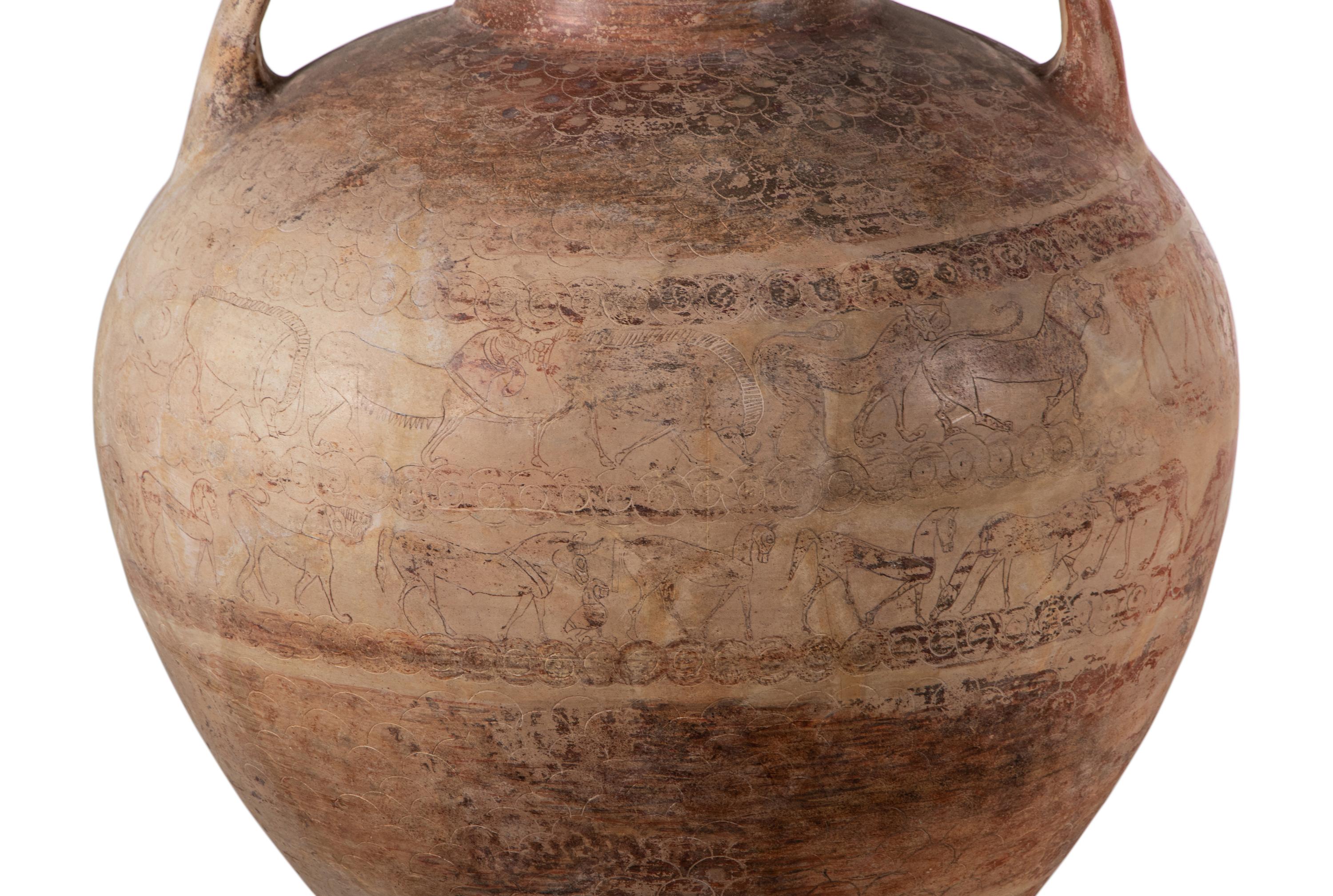 A Large Italo-Corinthian Scaled-Amphora