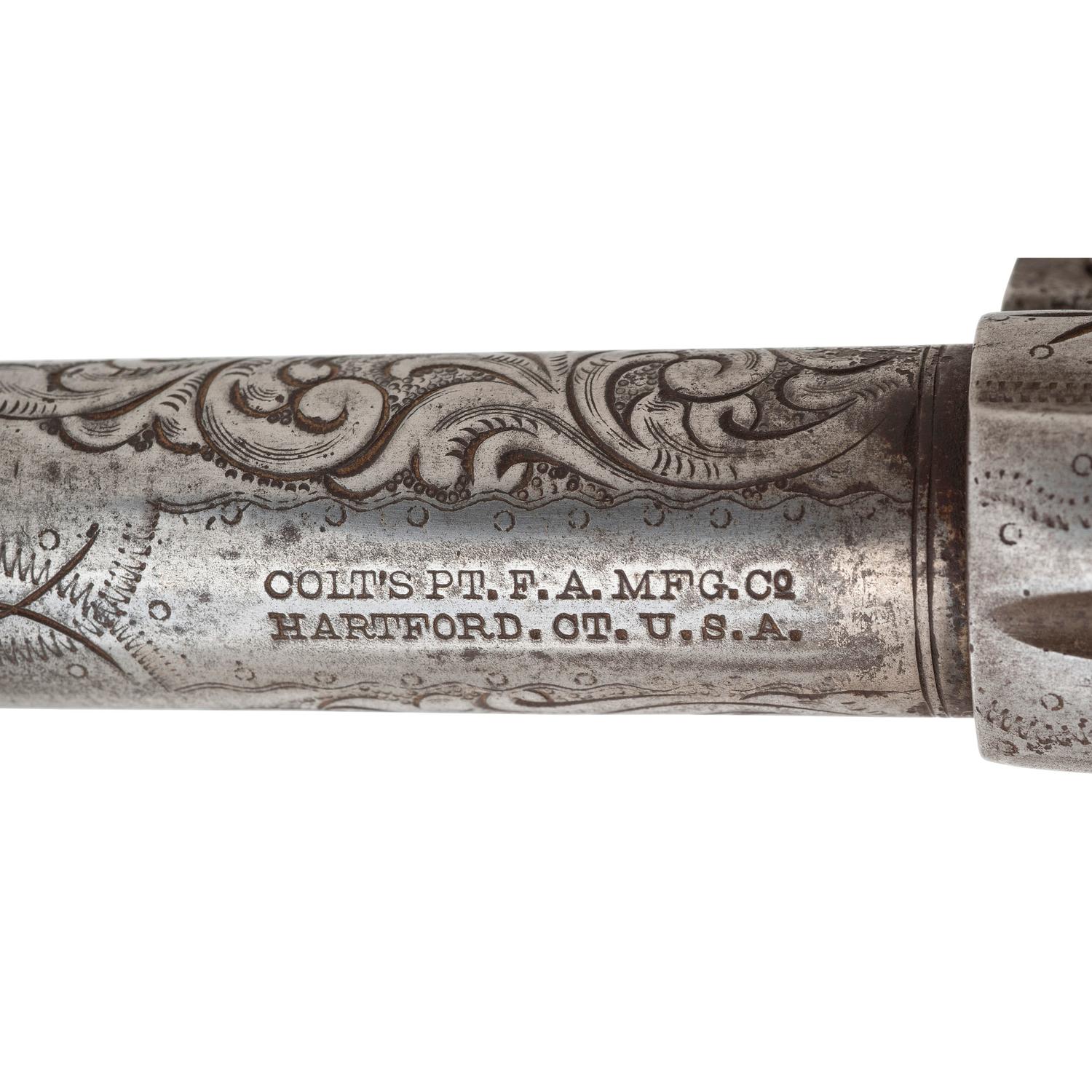 Colt Model 1878 Factory Engraved with Colt Letter