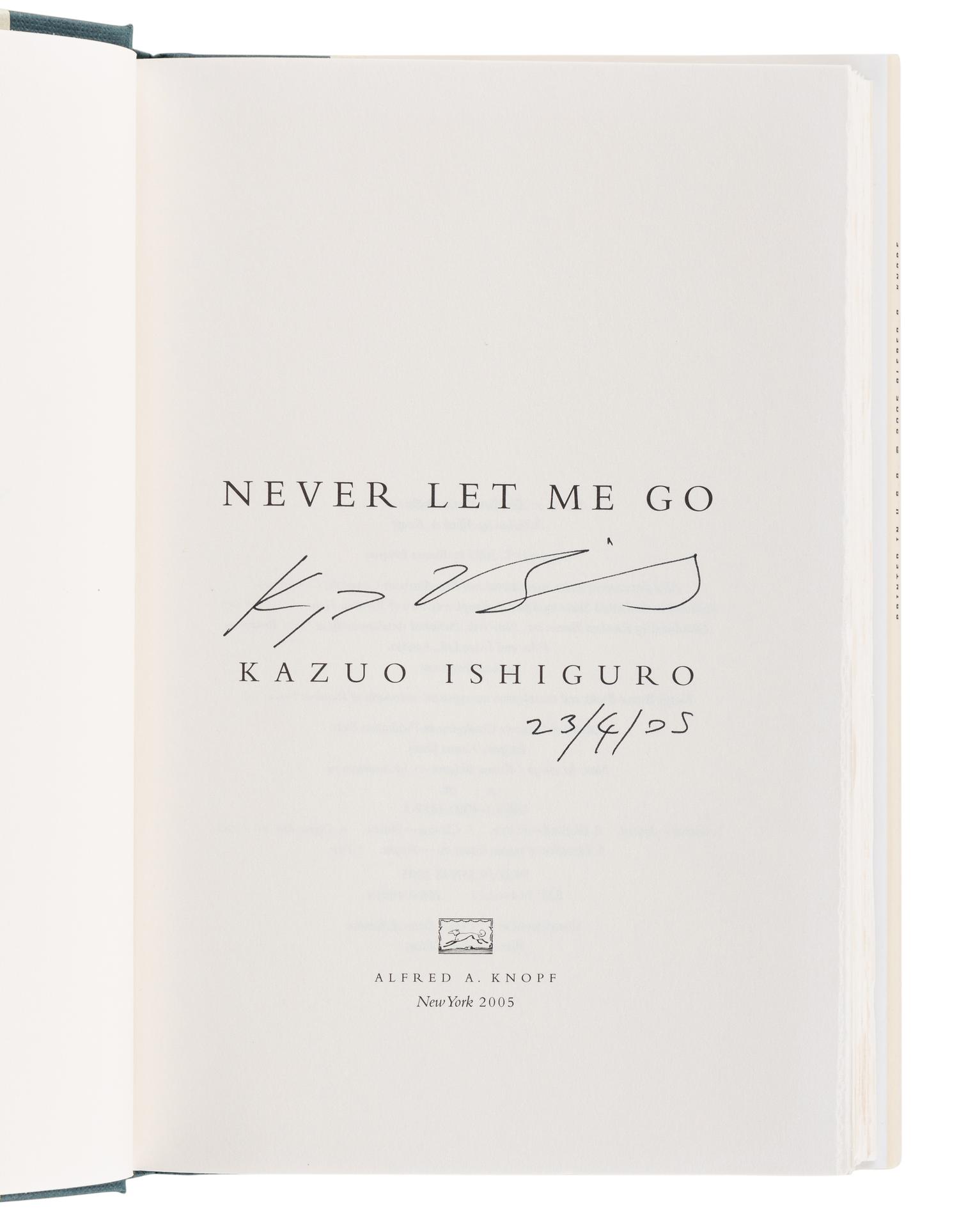 ISHIGURO, Kazuo (b. 1954). The Unconsoled . London and Boston: Faber and Faber, 1995.