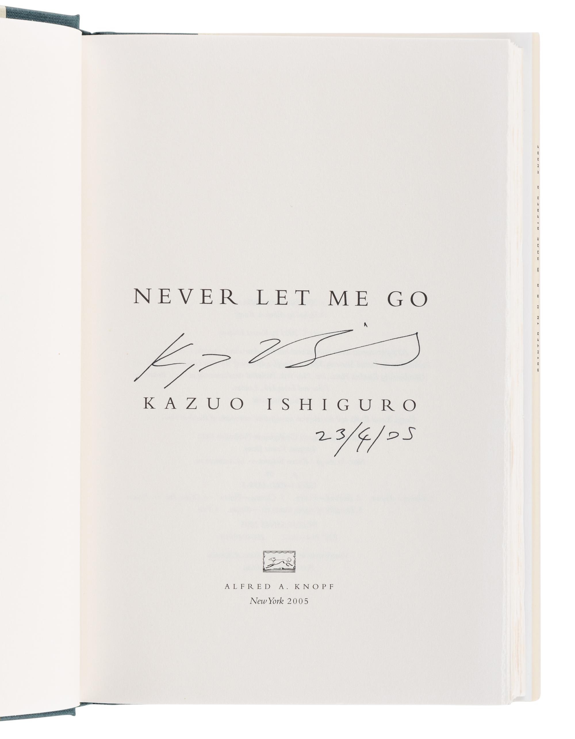 ISHIGURO, Kazuo (b. 1954). The Unconsoled . London and Boston: Faber and Faber, 1995.