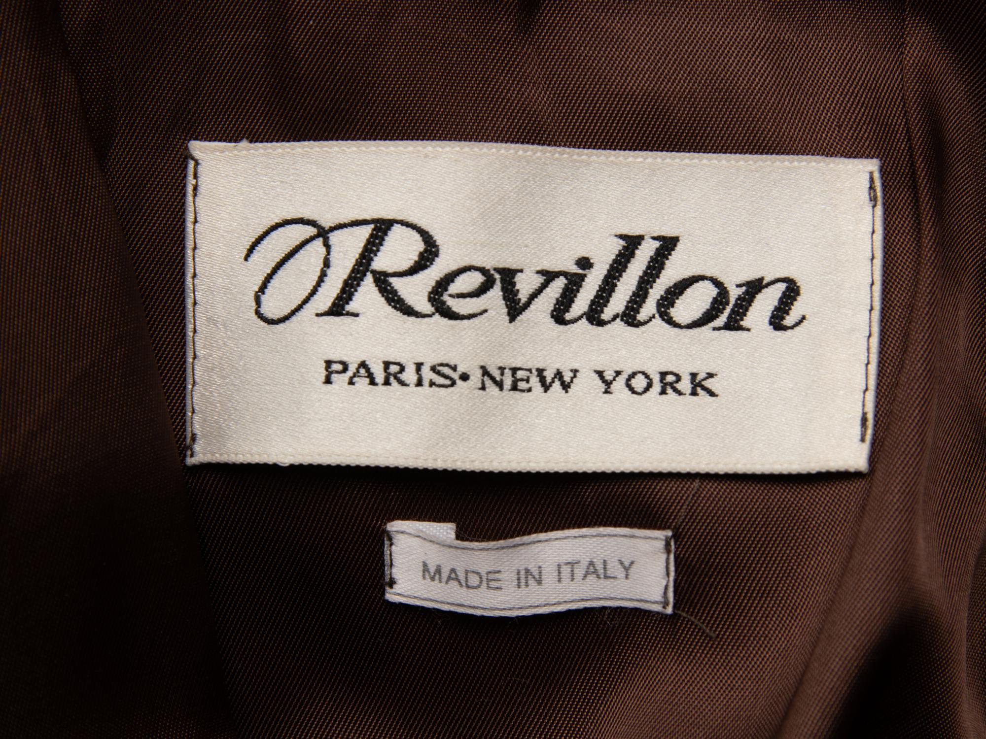 Revillon, Cashgora Coat with Sheared Mink Trim