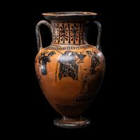 An Attic Black-Figured Neck Amphora