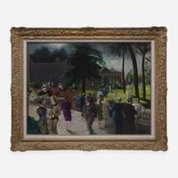 Randall Davey (American, 1887–1964) Hialeah, Going to the Post