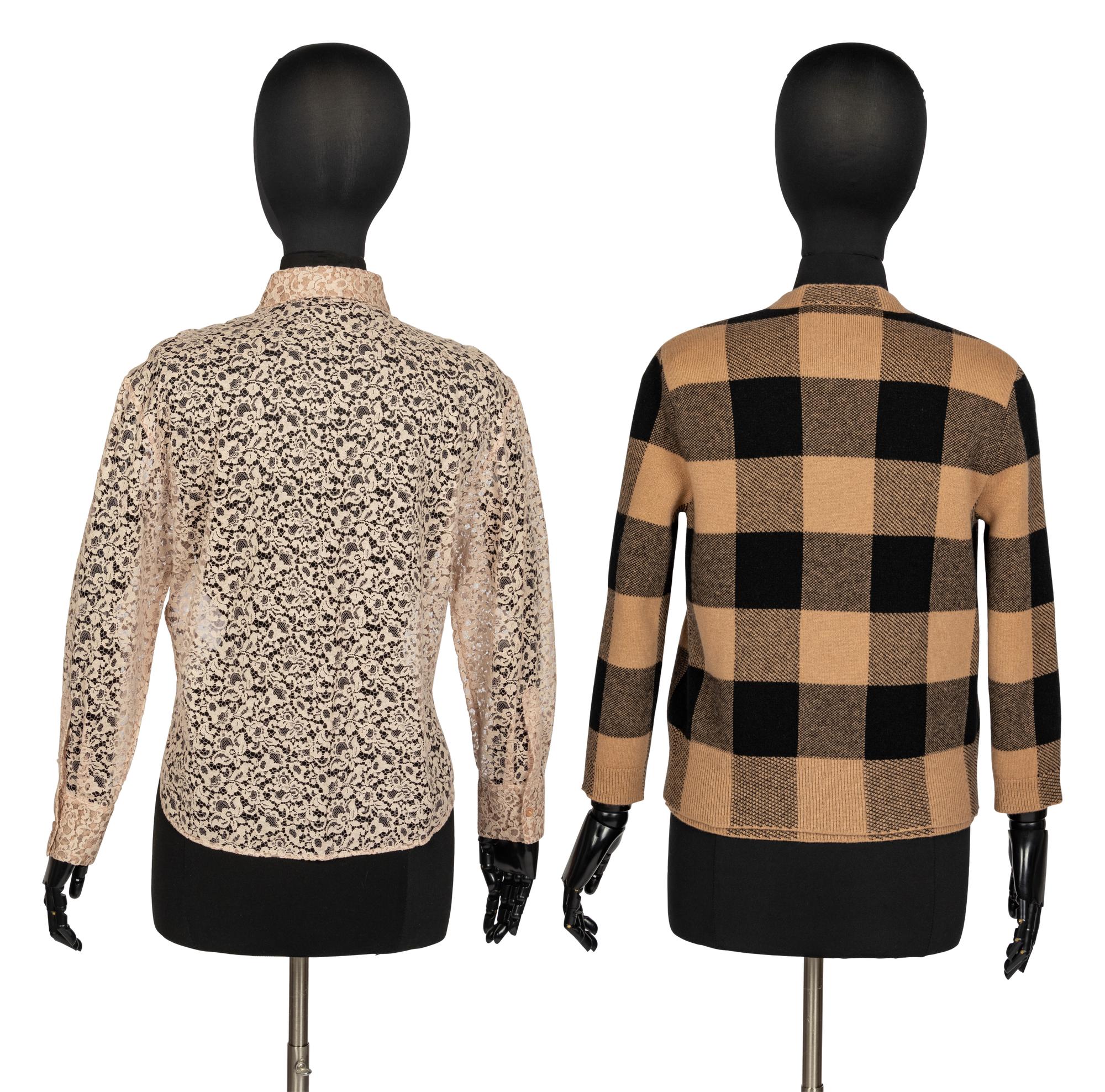 Three Dior Items: One Twinset & One Blouse, 2018-19