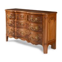 A French Provincial Style Walnut Chest of Drawers