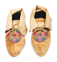 Group of Cree and Menominee Moccasins