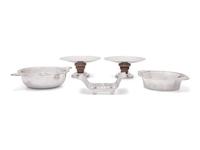 A Group of Ercuis Silver-Plate Tablewares