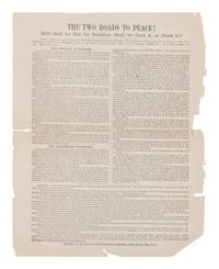 [ANTI-LINCOLN CAMPAIGN]. A group of 4 broadsides, comprising: