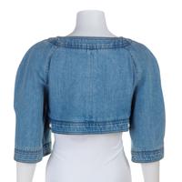 A Chanel Light Denim Bolero, Size 42.