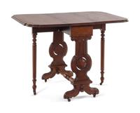 A Victorian Oak Drop-Leaf Table