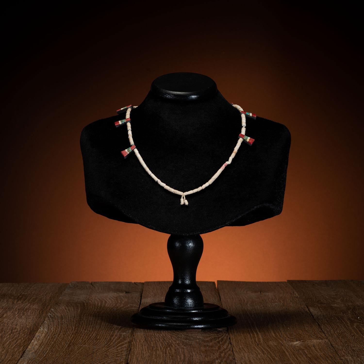 Kewa Depression Era Thunderbird Necklaces, Pair