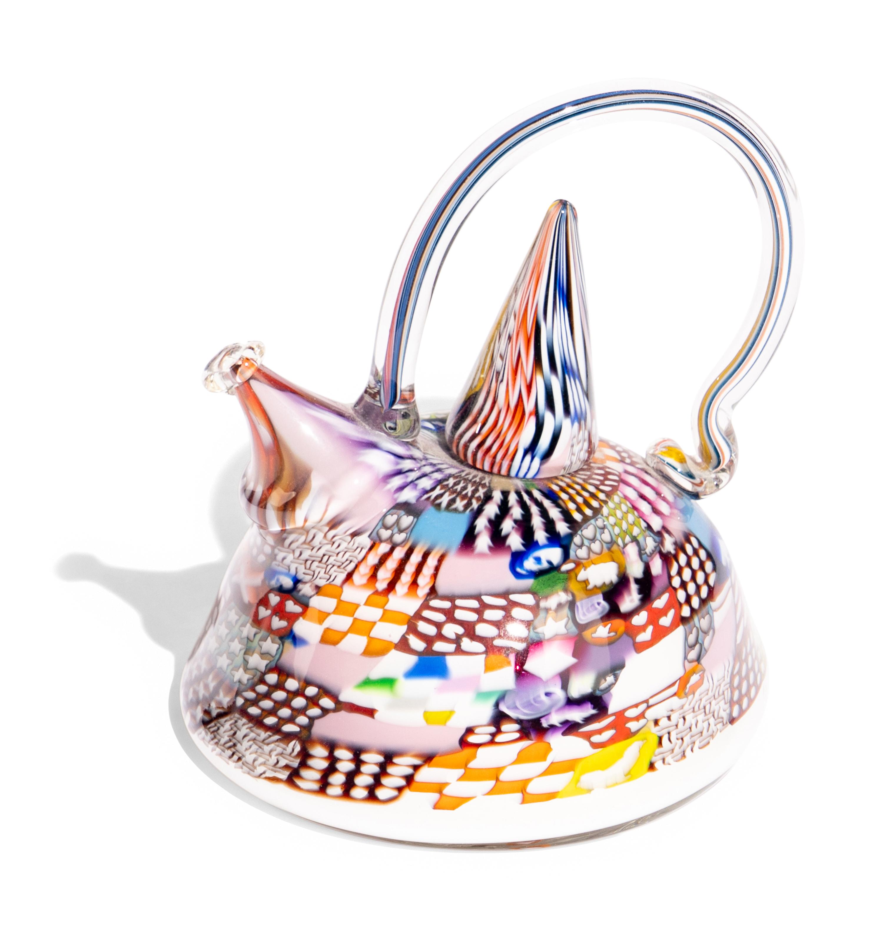 Crazy Quilt Teapot, 1984