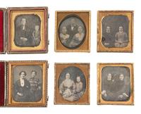 [EARLY PHOTOGRAPHY]. 25 daguerreotypes featuring family portraits.